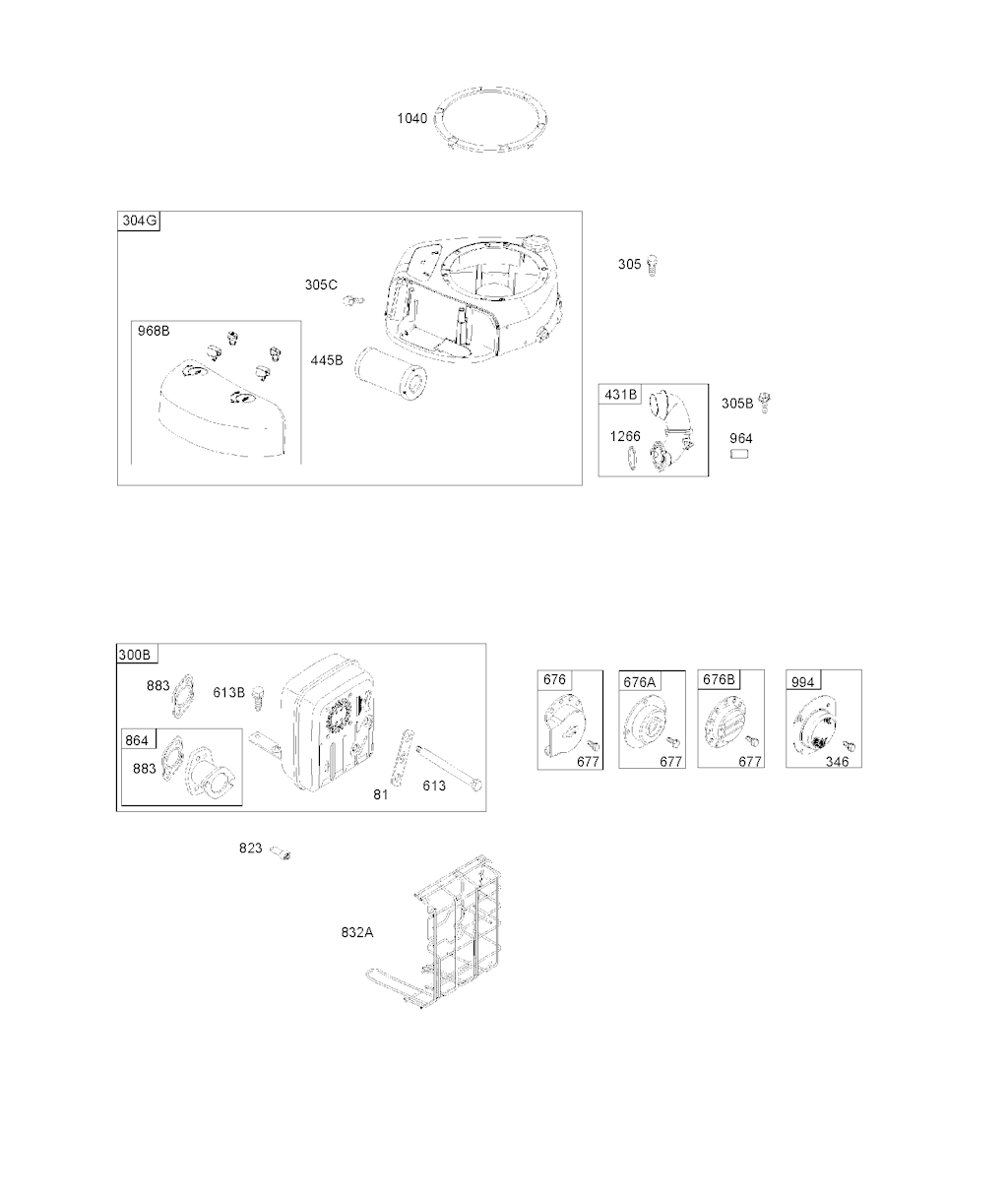 Explosionszeichnung Ersatzteile