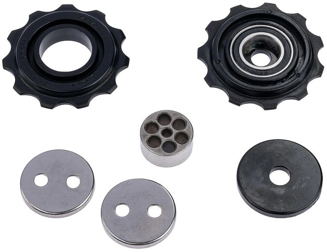 SRAM Schaltrollen-Set X9 (MY05) schwarz/silber
