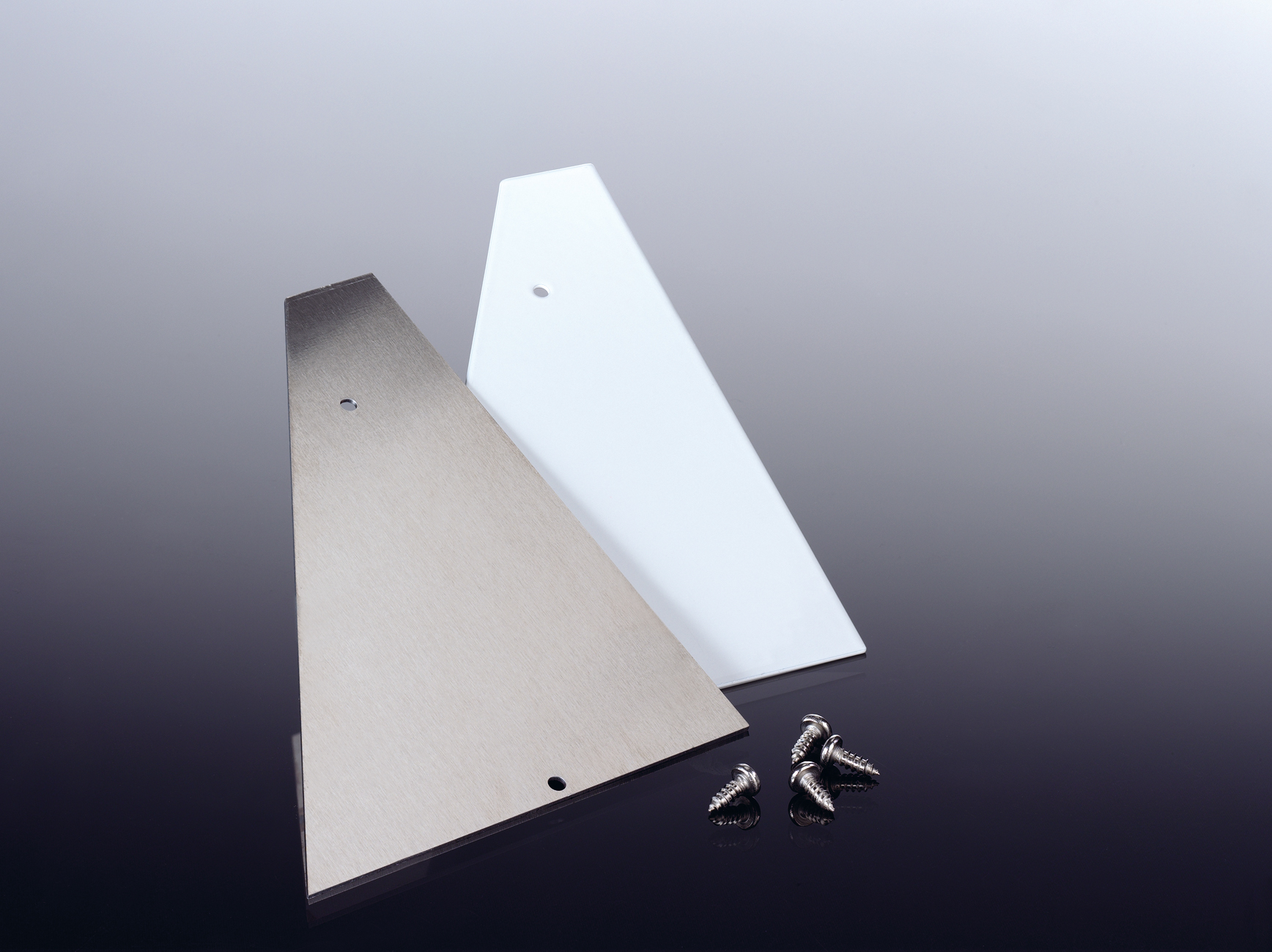 T&J Wandanschluß-Seitenteilsetnweiss_1 (2 Winkel/4 Schrauben)