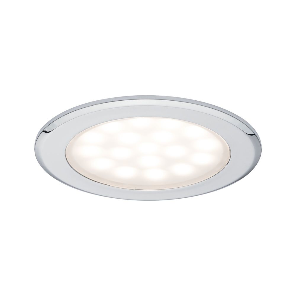 Paulmann LED Möbeleinbauleuchten 2er-Set für Spiegelschrank Chrom