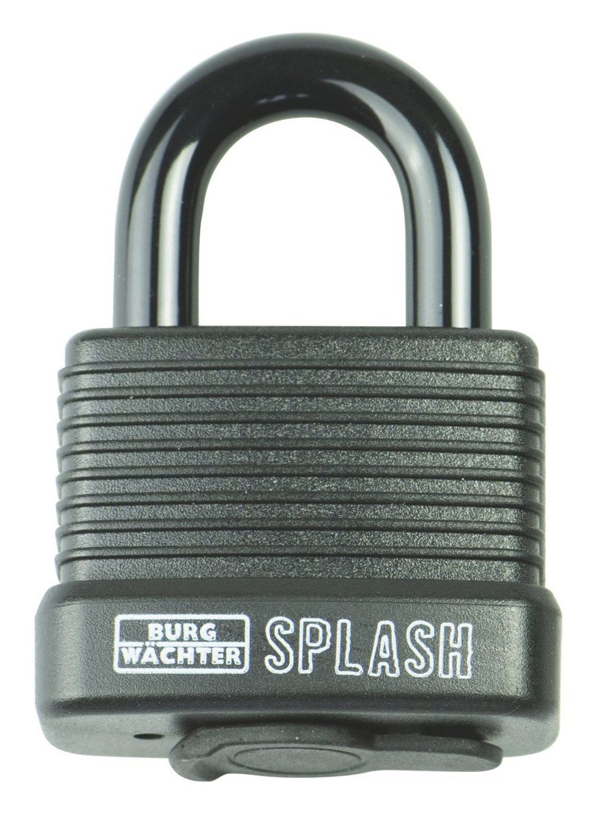 Burg Wächter Zyl.-Vorhangschl. Splash 470 45 Black SB