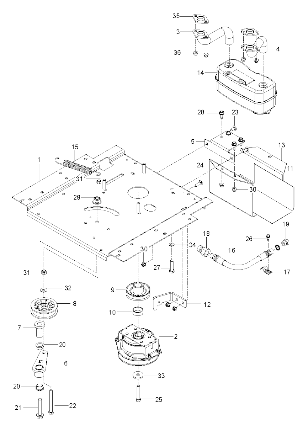 Explosionszeichnung Ersatzteile