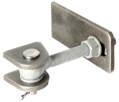 Alberts® Torband f.180° Öffnung,lang,Schrauben,etc.fvz.,Bolzen,etc.VA,z.Anschweißen,M16