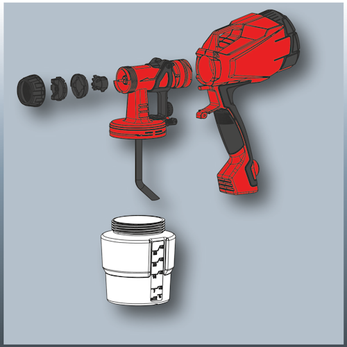Einhell Farbsprühpistole TC-SY 400 P 4260005