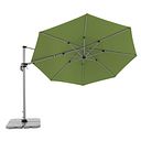 Vorschaubild doppler Pendelschirm ACTIVE 370 Side, Aluminium Grau / 100 % Polyester 200 g/m²