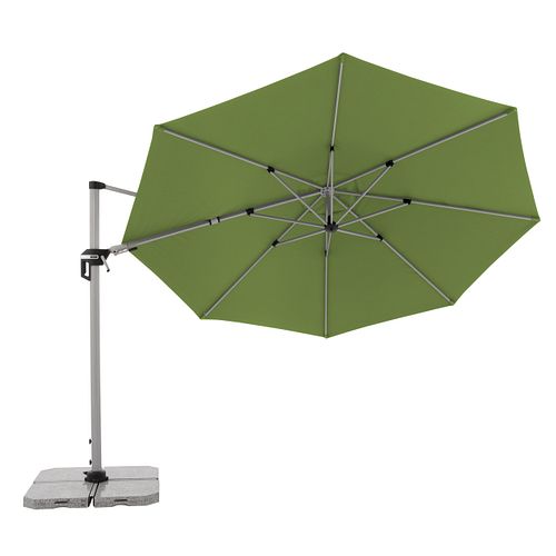 doppler Pendelschirm ACTIVE 370 Side, Aluminium Grau / 100 % Polyester 200 g/m²
