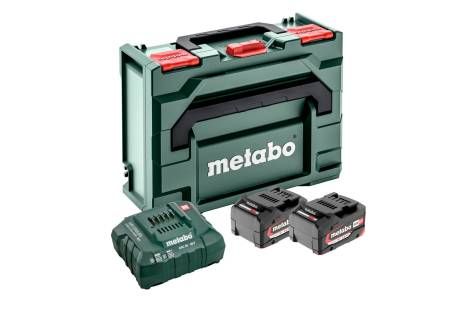 Metabo Basis-Set 2 x 4.0 Ah + Metaloc