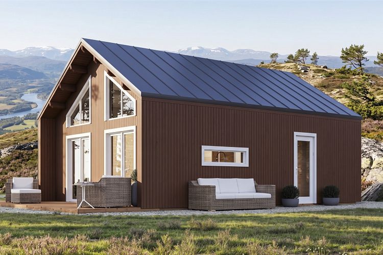 Wolff Finnhaus Ferienhaus Altai 50 - 68 mm