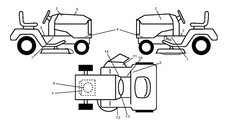 Husqvarna Gartentraktoren 96041008400 LTH126