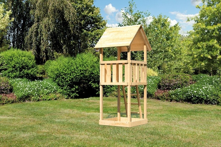 Akubi Kinderspielturm Lotti mit Satteldach