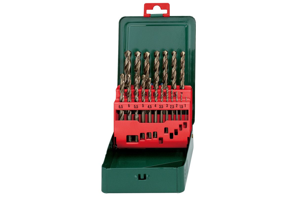 Metabo HSS-CO-Bohrerkassette"SP"19-teilig