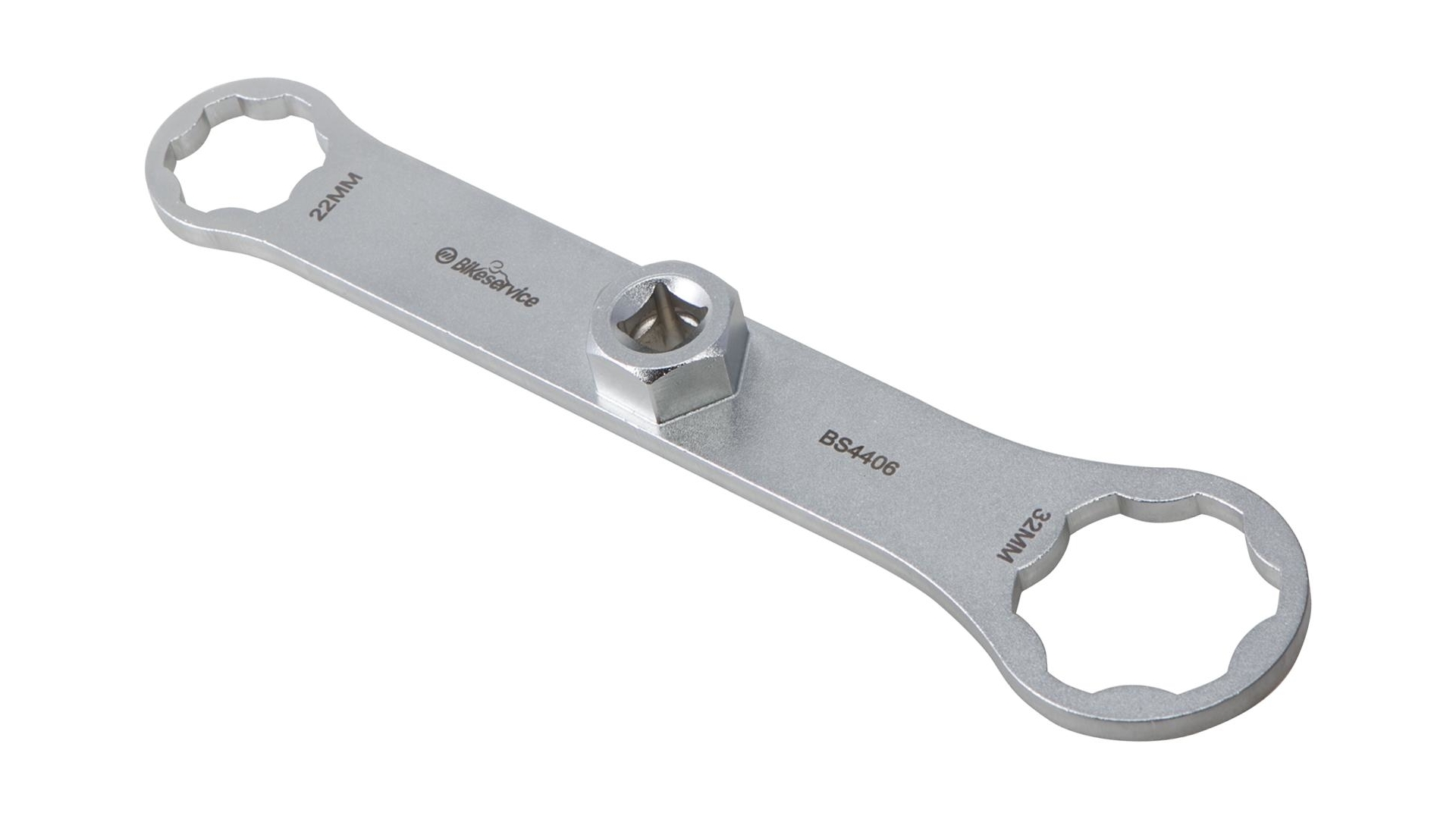 Bikeservice Gabelkappenschlüssel 22 / 32 mm, 6-kant