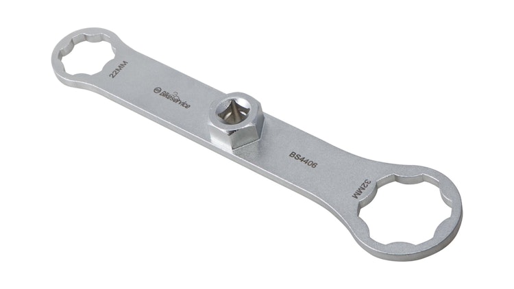 Bikeservice Gabelkappenschlüssel 22 / 32 mm, 6-kant