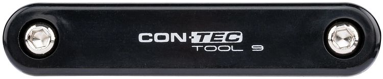 CONTEC Multifunktionswerkzeug Tool 9 schwarz / silber