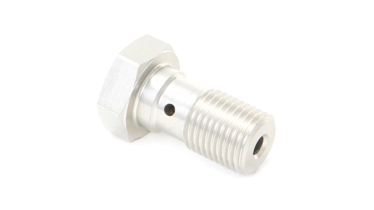 TRW Hohlschraube silber, Hohlschraube "MCH 911" Gewinde M10 x 1, für Brembo