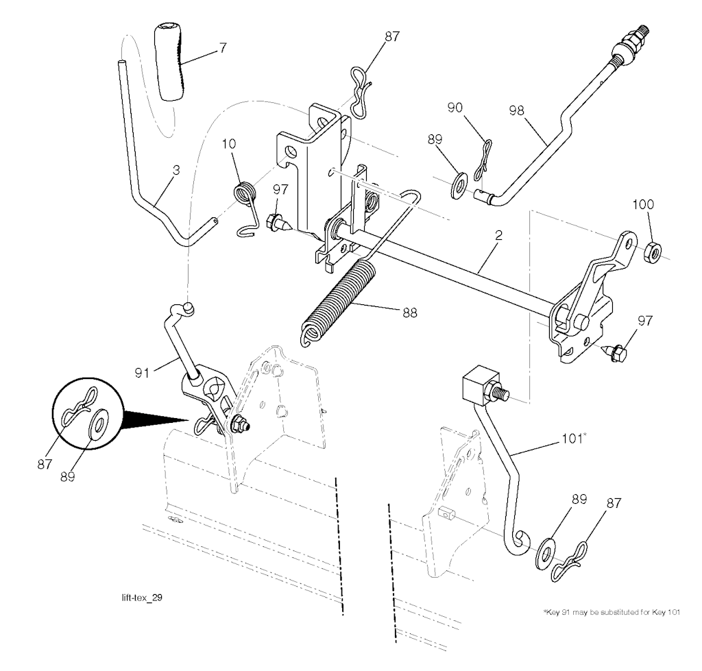 Explosionszeichnung Ersatzteile