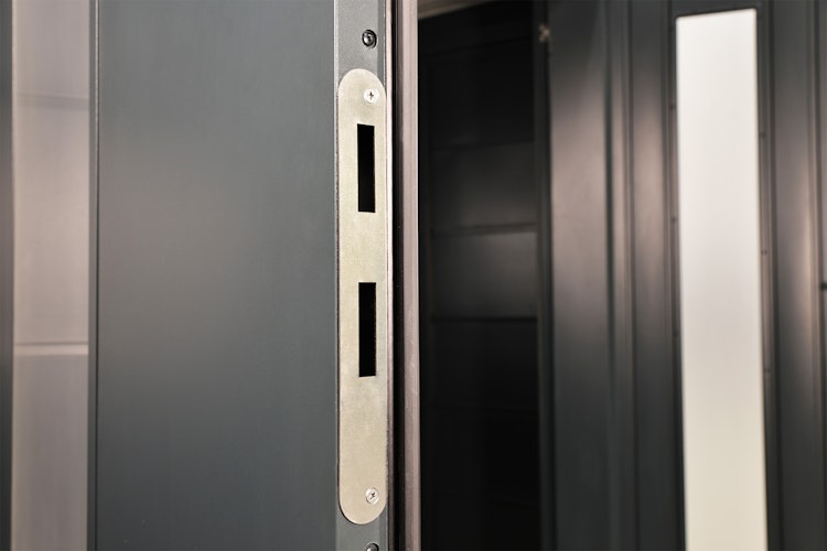 Wolff Finnhaus Premium Metall Gartenhaus Hakon 2424 Anthrazit