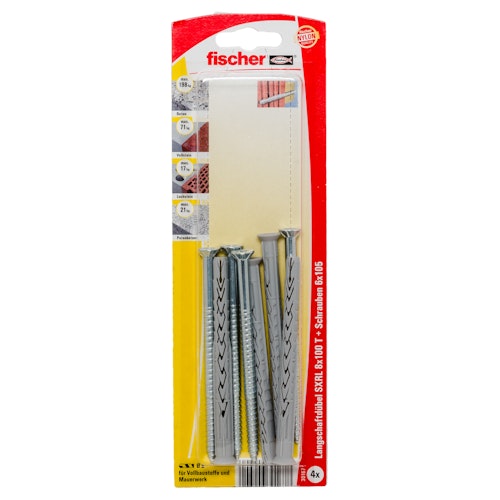FISCHER Langschaftdübel SXRL 8x100 T K (4 St.)