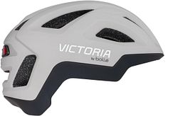 Victoria Helm React LED 59-62 cm weiß, grau, schwarz