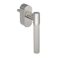Griffwerk Fenstergriff VAYA 136 ARIS Samtgrau L 7x40