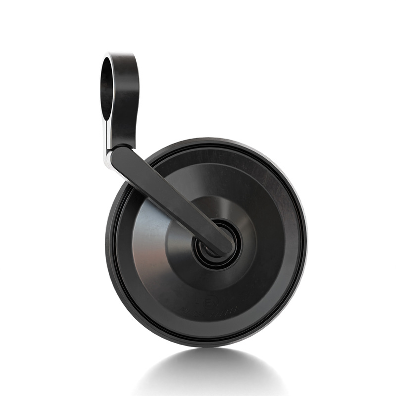 HIGHSIDER smart Lenkerendenspiegel Circula-S Schwarz Kurz (1Stck.)