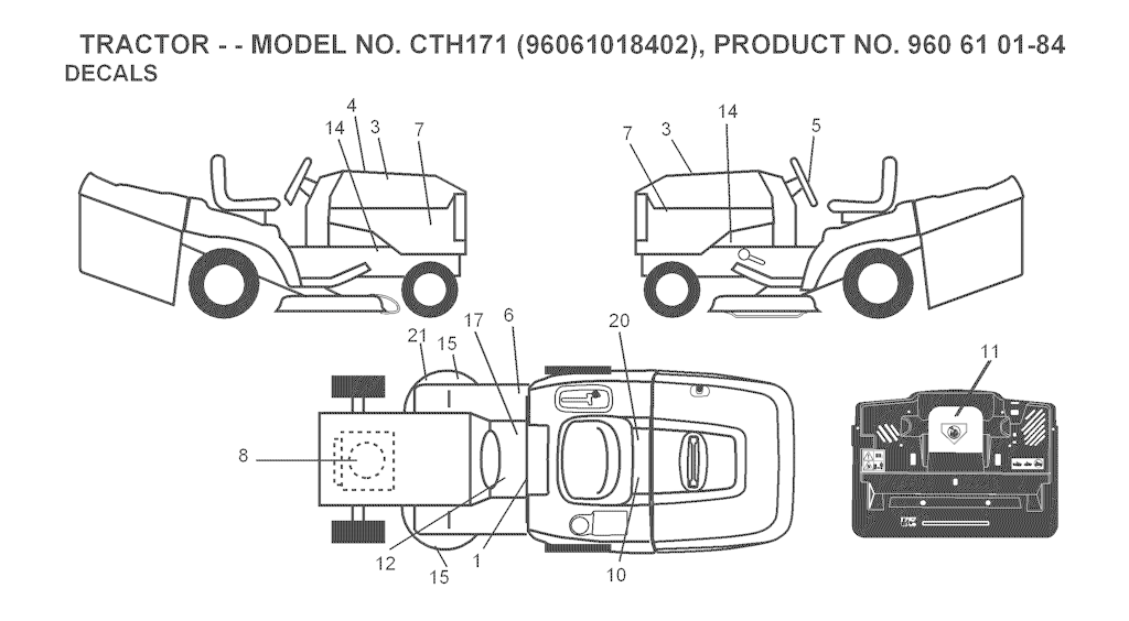 Explosionszeichnung Ersatzteile