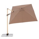 Vorschaubild doppler Pendelschirm ALU WOOD 300 x 220, Aluminium Esche-Optik / 100 % Polyester 180 g/m²