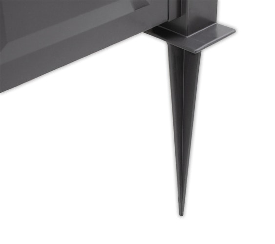 KHW Spalier 43 cm mit Erdspieß - 2er Set