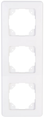 Kopp Abdeckrahmen EUROPA 3-fach arktis-weiß