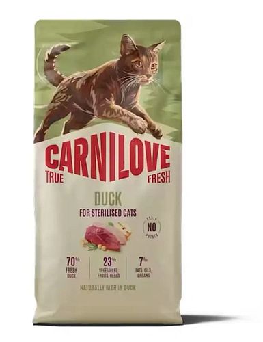 Carnilove True Fresh Sterilised Ente Katzentrockenfutter