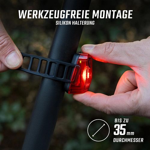 Sigma Sport Rücklicht Hiro 10 schwarz