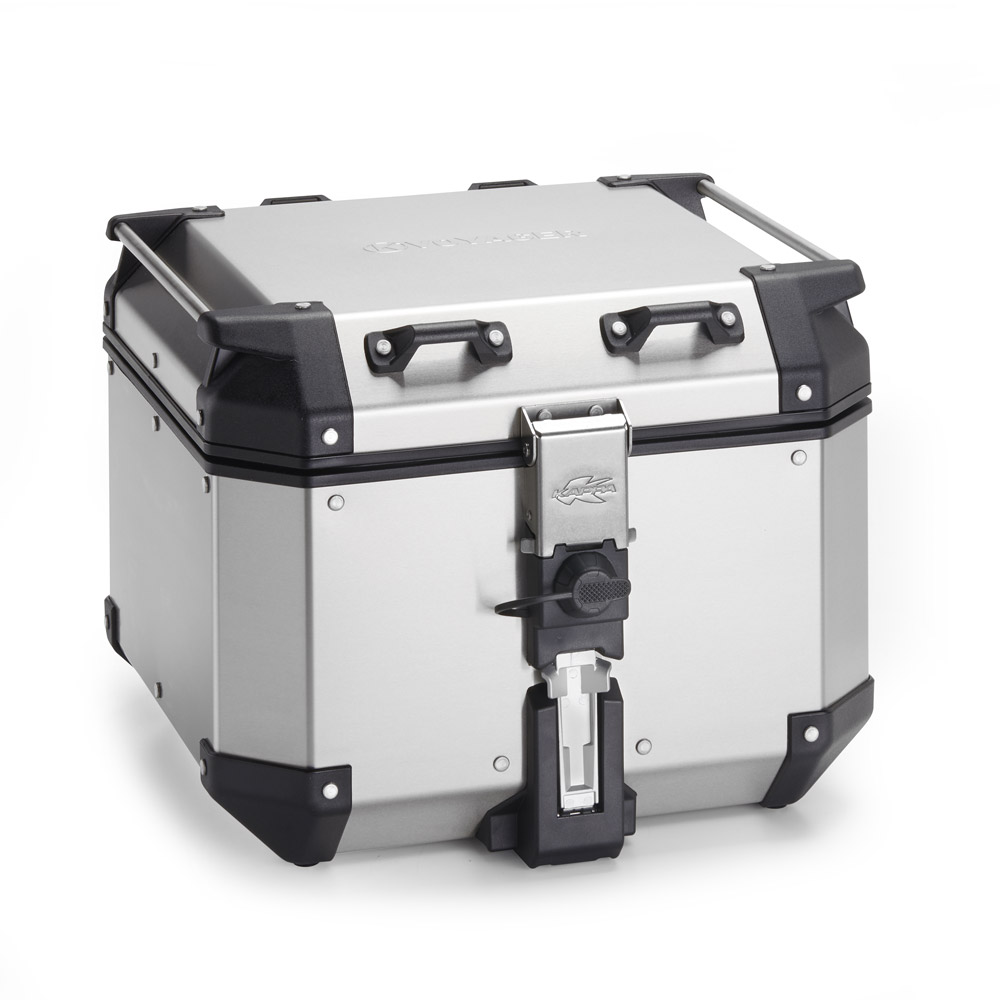 Kappa Topcase KVG420 K-Voyager 42lt - Aluminium Silber