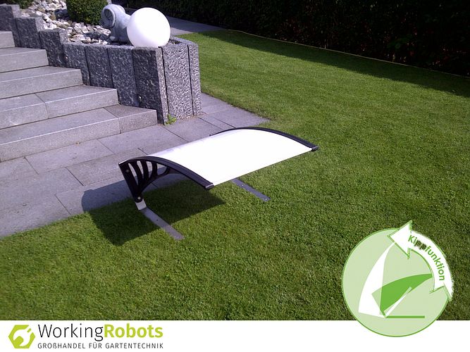 Working Robots Mower-Dach mit Kippfunktion