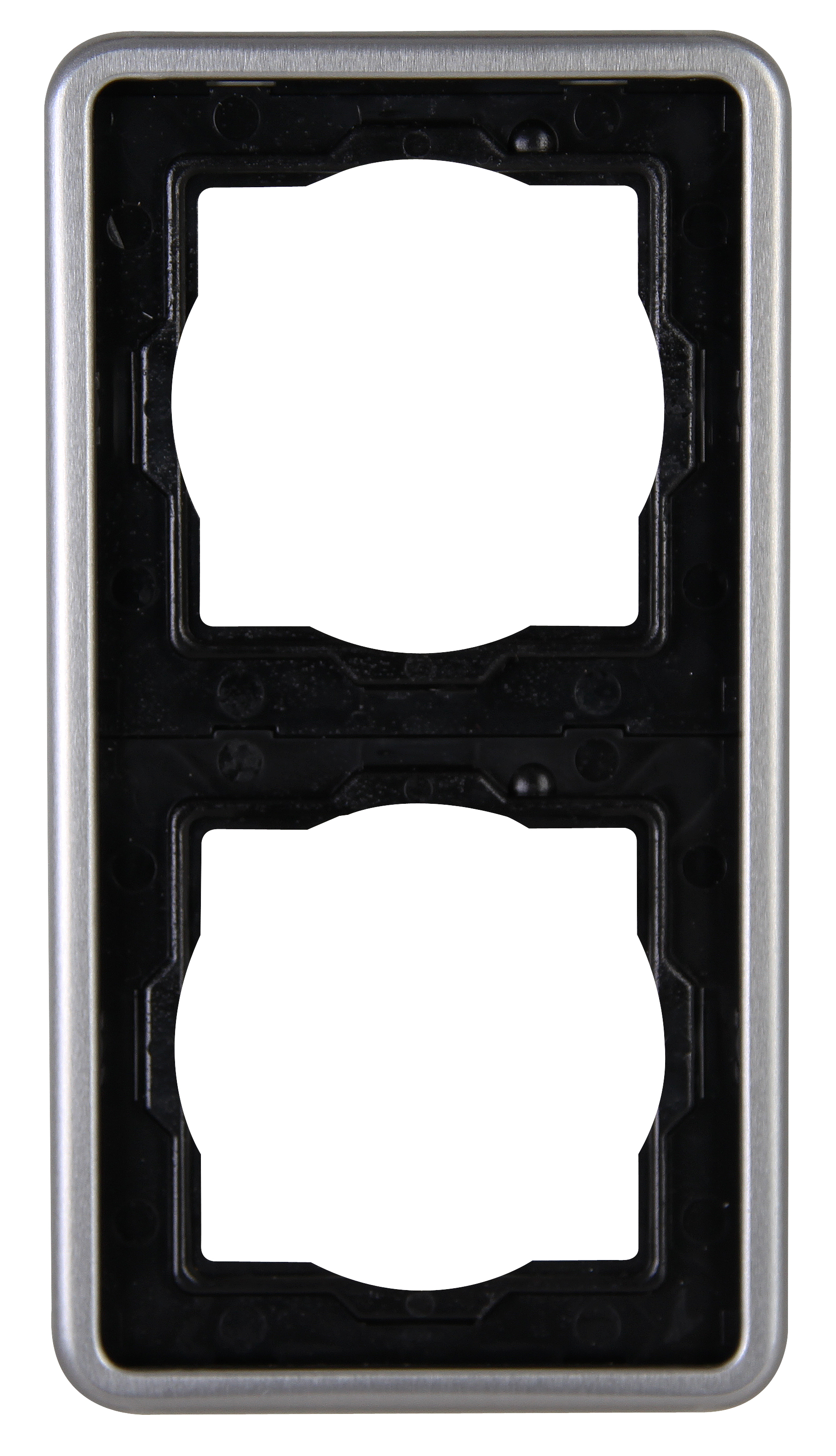 Kopp Abdeckrahmen VISION 2-fach stahlfarben