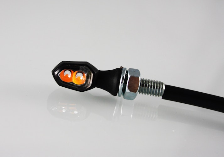 PROTECH Universal LED-Blinker RC-80 Spiegel & Blinker Schwarz für BMW F 900 R,KAWASAKI Ninja 1000 SX,KTM 1290 Super Duke GT