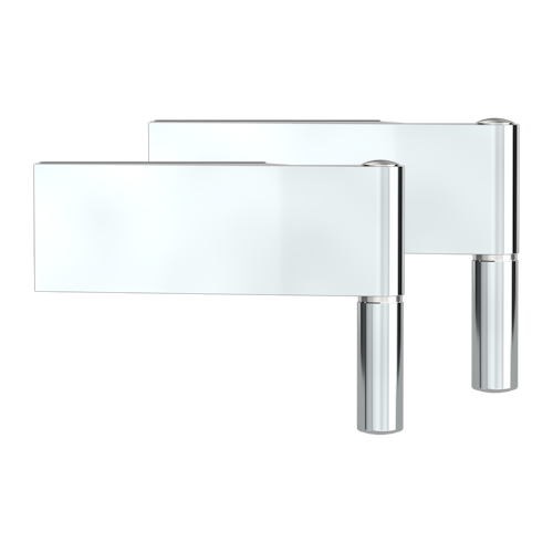 Griffwerk CREATIVO/PURISTO 1.0 -Edelstahl Optik poliert Bandsatz 2tlg Studio -f. JETTE VISION SKS, QUATTRO, MODERNA