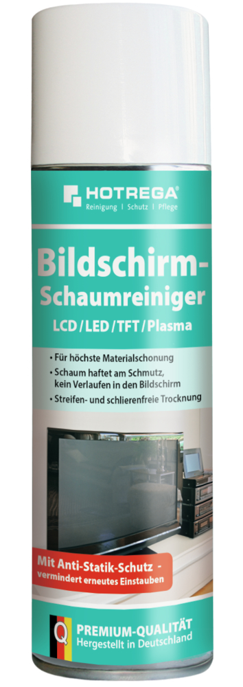 Hotrega Bildschirm-Schaumreiniger LCD/LED/TFT/Plasma 300 ml Spraydose