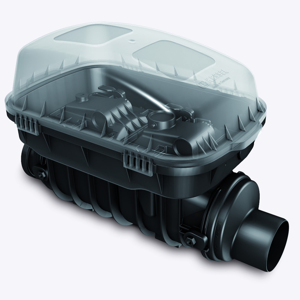 KESSEL 80125 - Grundkörper / Reinigungsrohr Controlfix DN 125 für freiliegenden Einbau