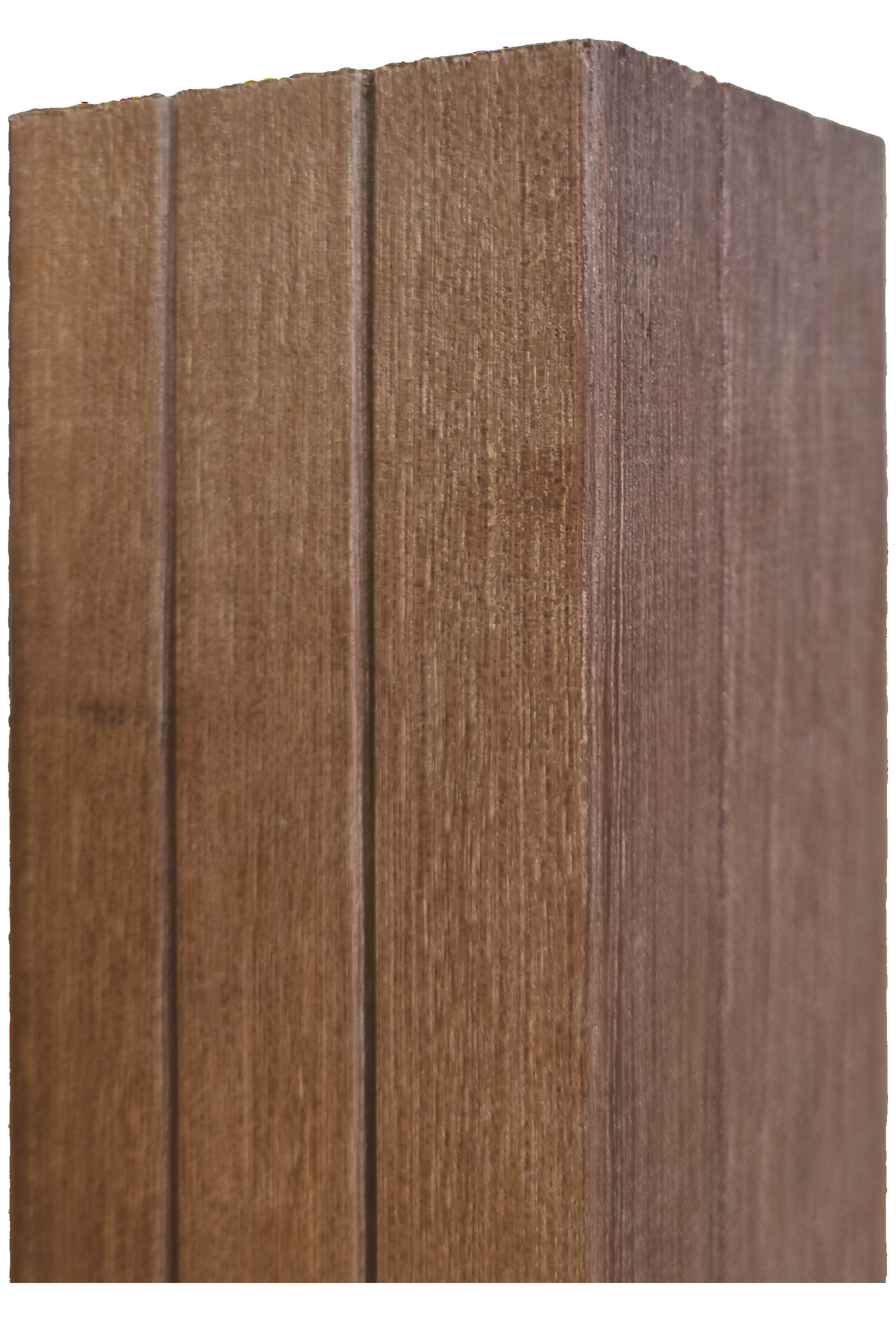 FelixWood® Sichtschutz Pfosten Bangkirai 90x90mm V-Nuten P510 - 2000 mm