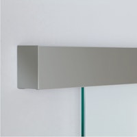 GRIFFWERK Schiebetürsystem PLANEO 120 v.d.Wand-Edelstahl Optik - AUSLAUFARTIKEL