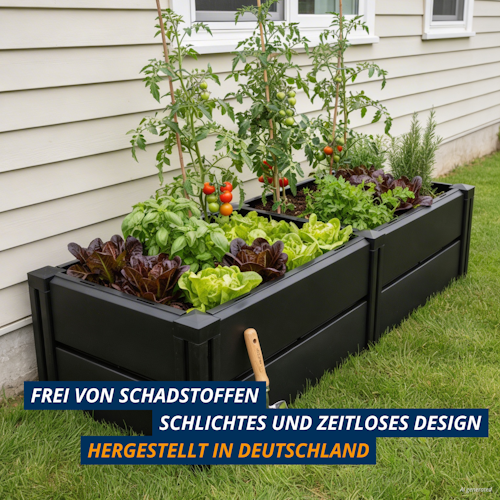 KHW Hochbeet Demeter XL schmal B 158 x T 44 x H 61 cm - 392 l