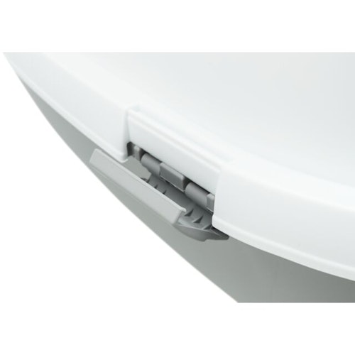 TRIXIE Katzentoilette Primo XXL Top, mit Haube, 56 × 47 × 71 cm, grau/weiß