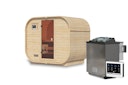 Vorschaubild Karibu Saunahaus Fasssauna Quadro 1 Plus - 38 mm