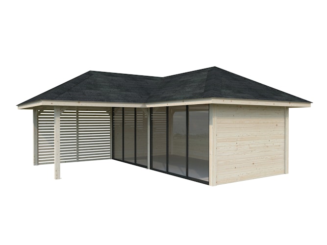 Palmako Pavillon Bianca 24,9 m² Set 213 Slide - 28 mm