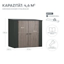 Vorschaubild Suncast Kunststoff-Geräteschrank Modern - stahlverstärkt