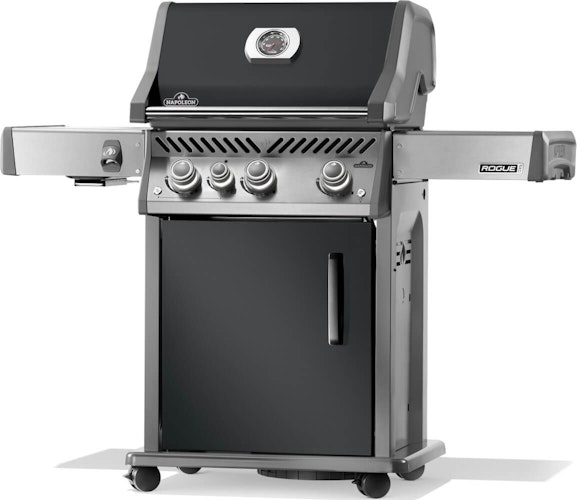 NAPOLEON Gasgrill Rogue Pro 425, SIZZLE ZONE Seitenbrenner, Charcoal Grau