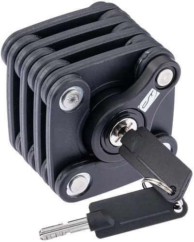 CONTEC Faltschloss BlockLock 64 cm schwarz