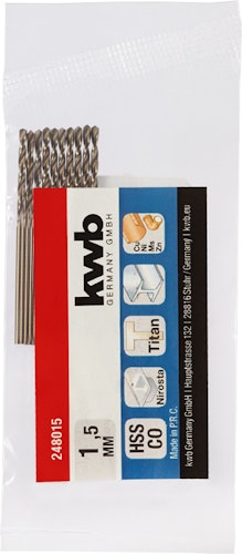 kwb COBALT HSS-GCO5 Boh1,5mmLSPRE 248015