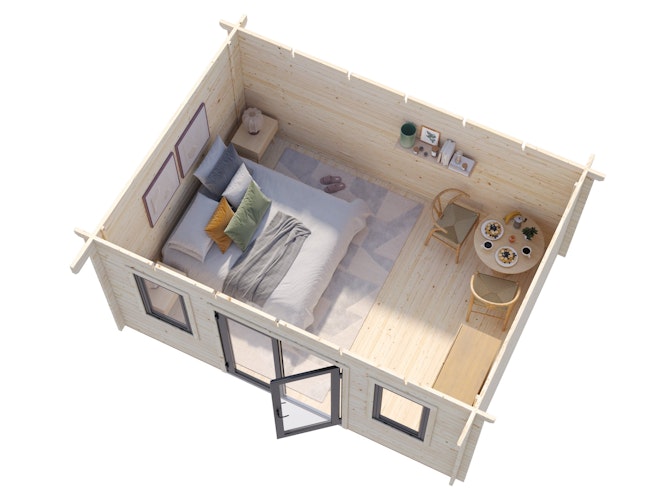 Palmako Gartenhaus Lisandra 14,2 m² - 44 mm