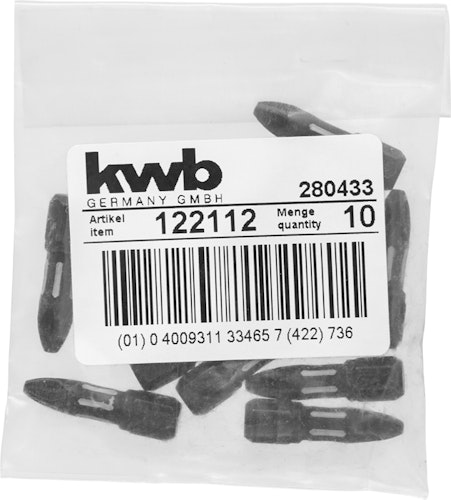 kwb Bit 25mm PZ 2 Torsion LS 122112